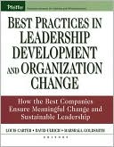 Best Practices in Leadership Development and Organization Change: How the Best Companies Ensure Meaningful Change and Sustainable Leadership