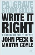 Write It Right: A Handbook for Students