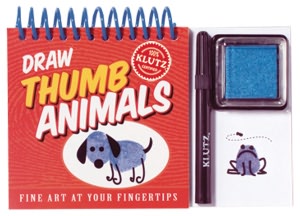 Draw Thumb Animals with Ink Pad & Marker