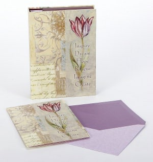 Inspire Tulip Folio Note Card set of 12