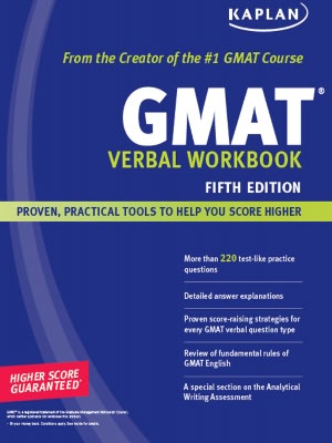 Kaplan GMAT Verbal Workbook