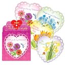 Flowers Valentine Box Card Set of 32 by EEBOO: Product Image