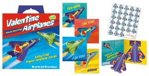 Valentine Paper Airplanes Set of 28