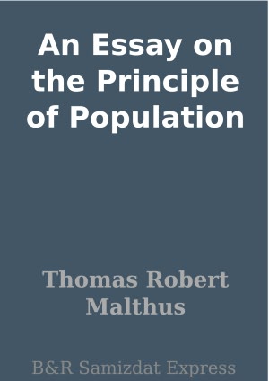An Essay on the Principle of Population