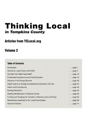 Thinking Local in Tompkins County: Articles from TCLocal. org, Vol. 2