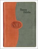 NVI Spanish Larger Print Bible - DuoTone Brick/Gray
