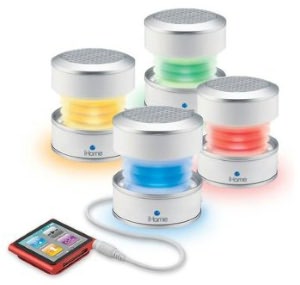 iHome iHM61W Rechargeable Color Changing Mini Speaker