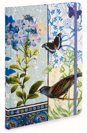 Bluebird and Butterflies Lined Journal (7x9)