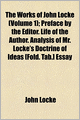 The Works of John Locke (Volume 1)