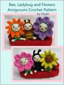 Bee, Ladybug and Flowers Amigurumi Crochet Pattern