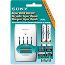 Quick Charger with 4 AA Batteries by Sony: Product Image