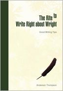 download The Rite to Write Right about Wright : Good Writing Tips book