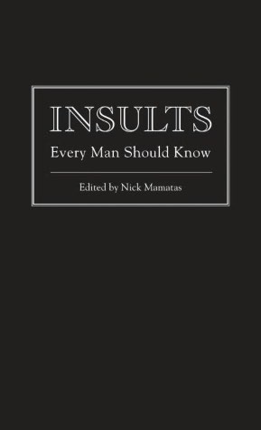 Insults Every Man Should Know