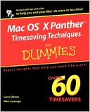 Mac OS X Panther Timesaving Techniques For Dummies