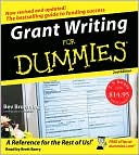Grant Writing For Dummies