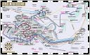 Streetwise Venice Water Bus Map - Laminated Water Bus Map of Venice Italy - Vaporetto Map - Folding Pocket Size Map for Travel / Edition 2012