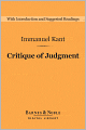 Critique of Judgment (Barnes & Noble Digital Library)