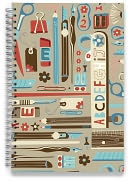 100% Recycled Art Material Spiral Sketchbook 7x10 by Mirage: Product Image