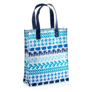 Jonathan Adler Blue Ocean Tote (8x10x3.5)
