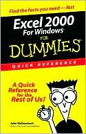 Excel 2000 for Windows For Dummies: Quick Reference