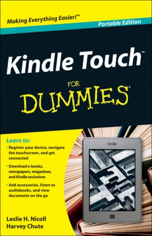 Kindle Touch For Dummies
