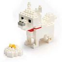 nanoblock Micro-Sized Building Block Set, White Terrier Dog by Ohio Art: Product Image
