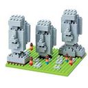nanoblock Micro-Sized Building Block Set, Moai Statues on Easter Island by Ohio Art: Product Image