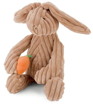 Tan Corduroy Bunny 8 inch