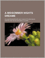 A Midsommer Nights Dreame