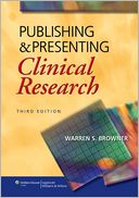 download Publishing and Presenting Clinical Research book