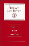 Stanford Law Review by Stanford Law Review: NOOK Book Cover