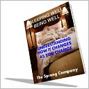 Sleeping Well Being Well