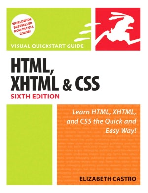 HTML, XHTML & CSS (Visual QuickStart Guide Series)