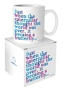 Quotable Caterpillar Butterfly Mug by Quotable: Product Image