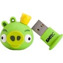 EMTEC A101 Angry Birds 4 GB USB 2.0 Flash Drive - King Pig by Emtec: Product Image