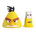 EMTEC A102 Angry Birds 4 GB USB 2.0 Flash Drive - Yellow Bird by Emtec: Product Image