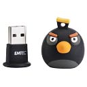 EMTEC A106 Angry Birds 4 GB USB 2.0 Flash Drive - Black Bird by Emtec: Product Image