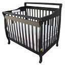 Dream On Me, 3 in 1 Portable Convertible Crib, Black by Dream On Me: Product Image
