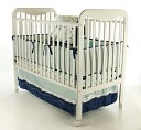 Dream On Me, Bristol 2 in 1 Convertible Crib, White by Dream On Me: Product Image
