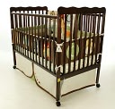 Dream On Me, Classic  2 in 1 Convertible Crib, Espresso by Dream On Me: Product Image