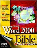 Microsoft Word 2000 Bible: Quick Start