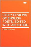 Early Reviews of English Poets. Edited With an Introd