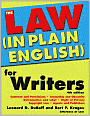 Law (In Plain English) for Writers
