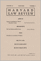 Harvard Law Review: Volume 125, Number 5 - March 2012