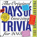 2013 The Original 365 Days of Amazing Trivia Page-A-Day Calendar