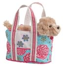 Floral Harvest Tote with Golden Retriever 7 inch Tote by Douglas Co.: Product Image