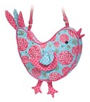 Floral Harvest Bird Sillo 9.5 inch Purse by Douglas Co.: Product Image