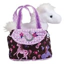 Pink Filly with Horse 7 inch Tote by Douglas Co.: Product Image