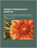 Webb's Freemason's Monitor