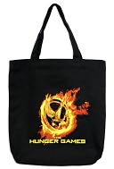 Hunger Games Canvas Tote bag with Movie "Poster" Design by National Entertainment Collectibles: Product Image